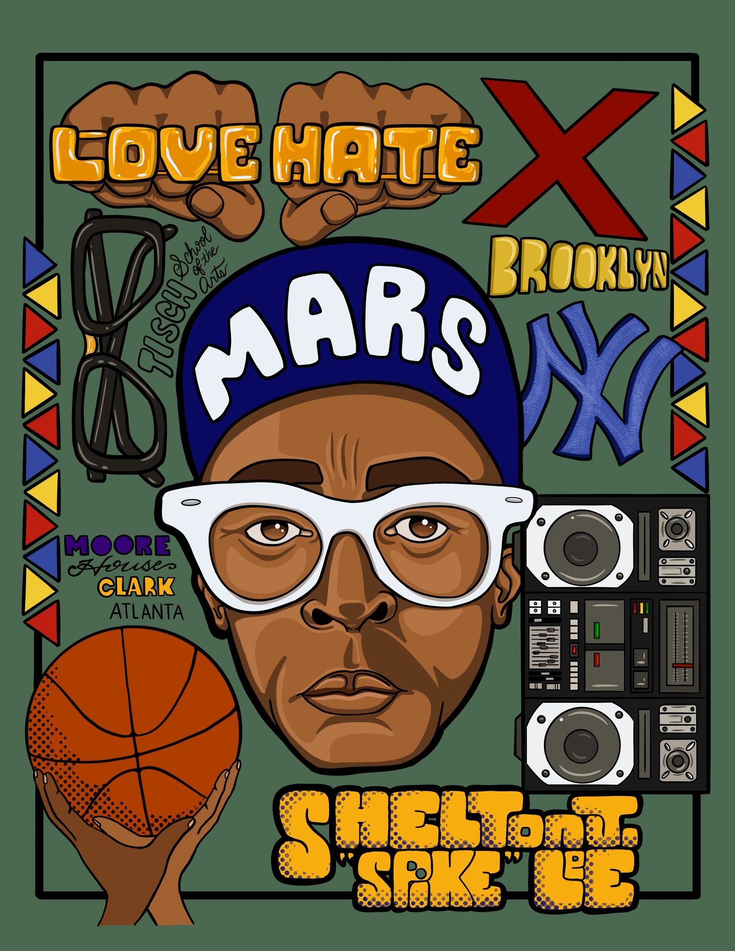 Black Culture Coloring Pages | Spike Lee