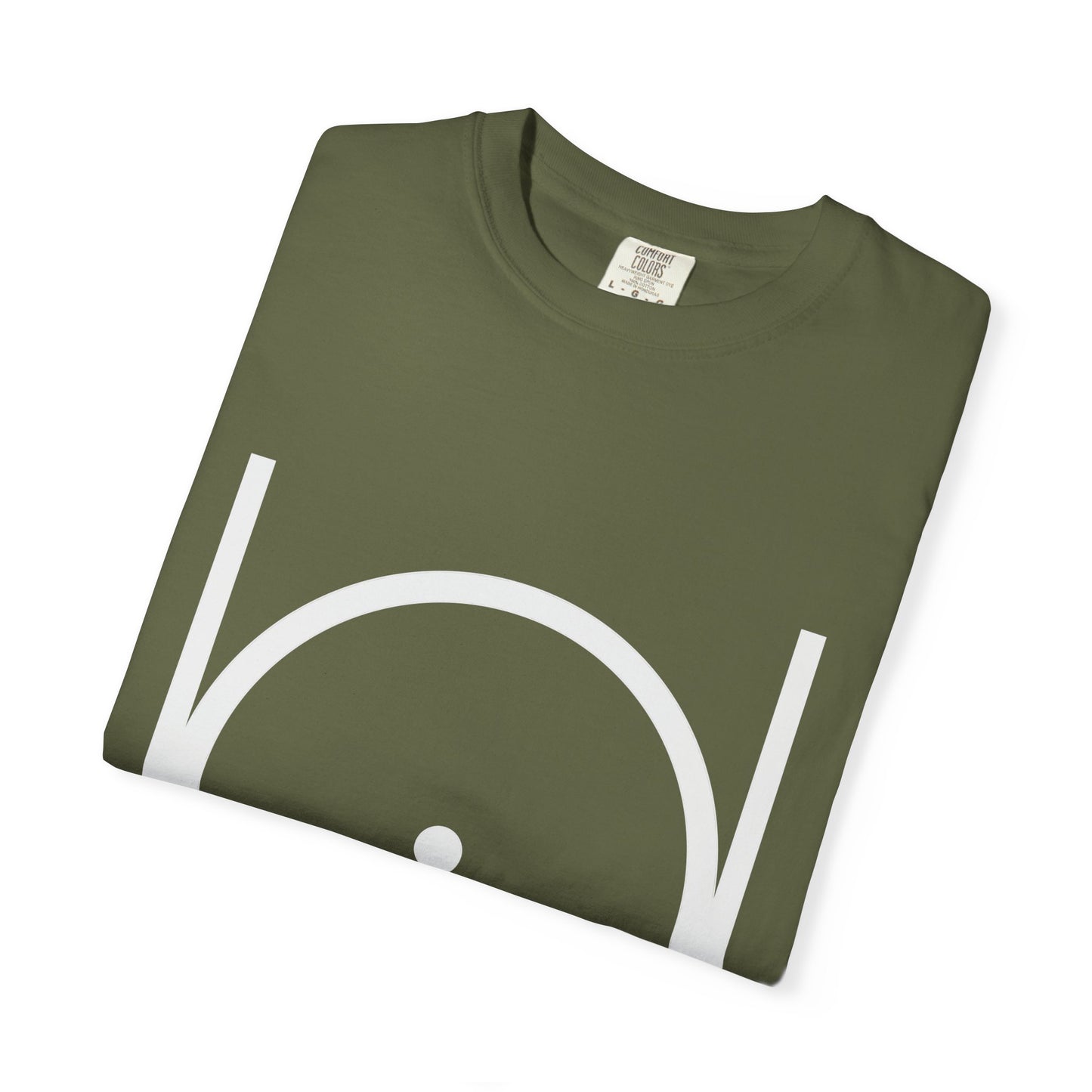 Point within a Circle & Parallel Lines Graphic Tee