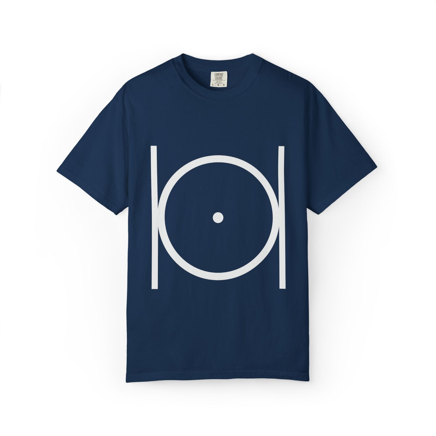 Point within a Circle & Parallel Lines Graphic Tee