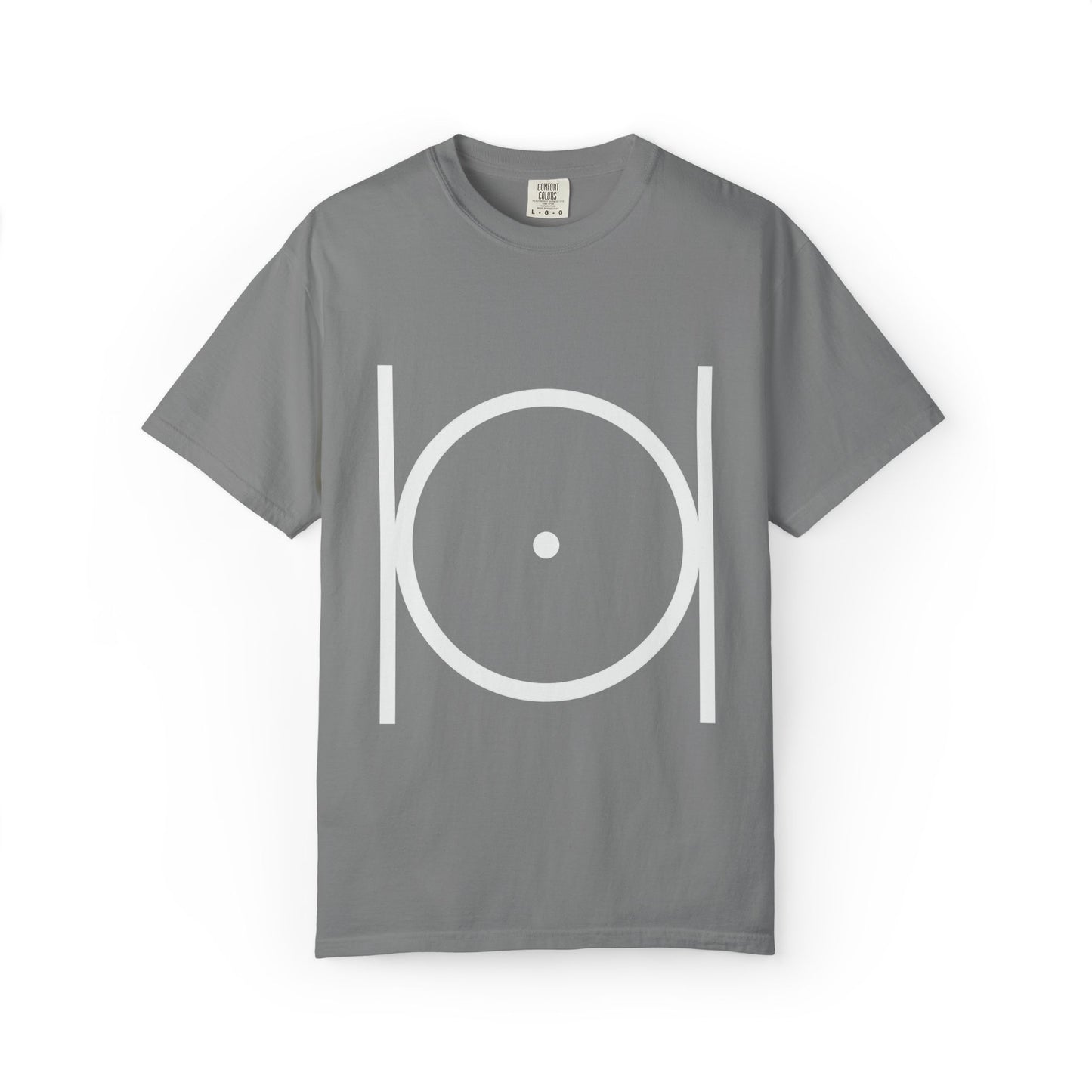 Point within a Circle & Parallel Lines Graphic Tee