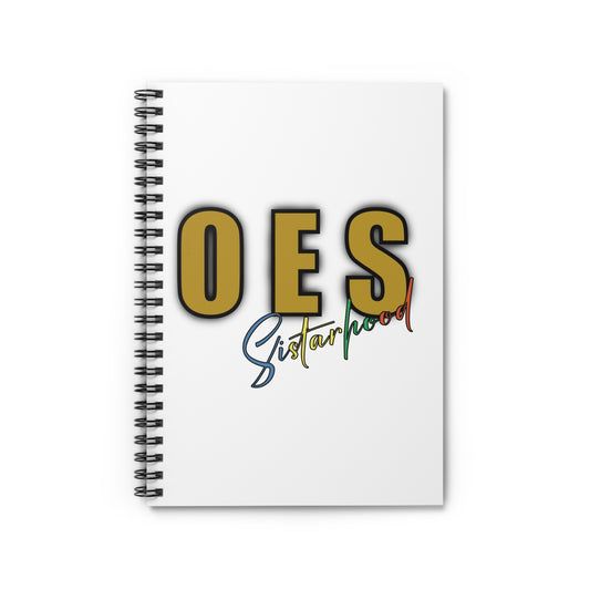 OES Sisterhood Ruled Line Notebook